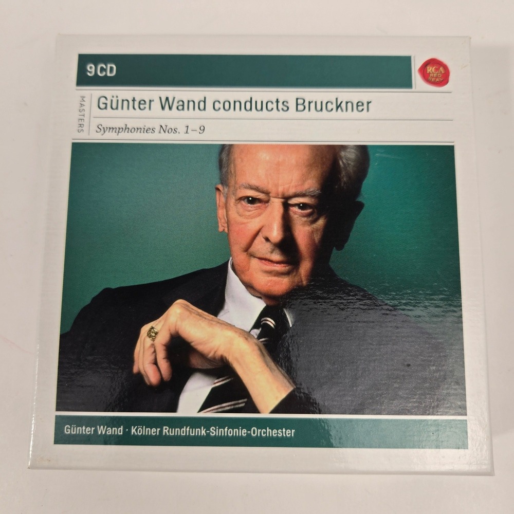 Gunter Wand Bruckner Symphonies 1-9 9 CD Box Set RCA Red Seal Sony Classical NM